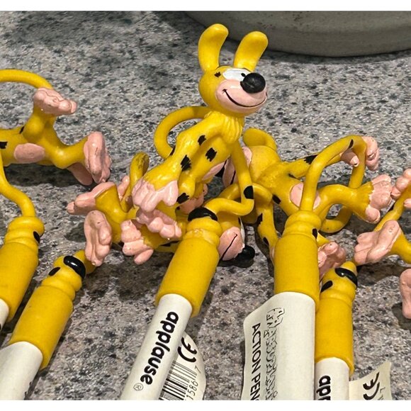 Marsupilami Action Pencils Disney Applause Inc. Yellow Figurine Top Set Lot 11 - Picture 2 of 6
